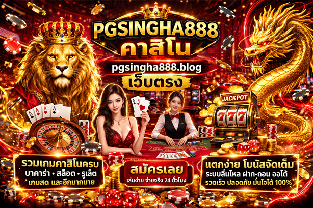 คาสิโน pgsingha888.blog เว็บตรง